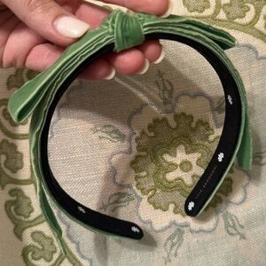 Lele Sadoughi Bardot slim, velvet headband